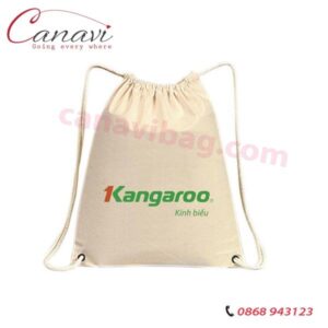 Balo Dây Rút Vải Canvas BLDR09